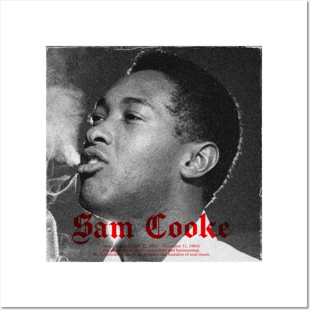 Sam Cooke The King Of Soul Wall Art by Angel arts